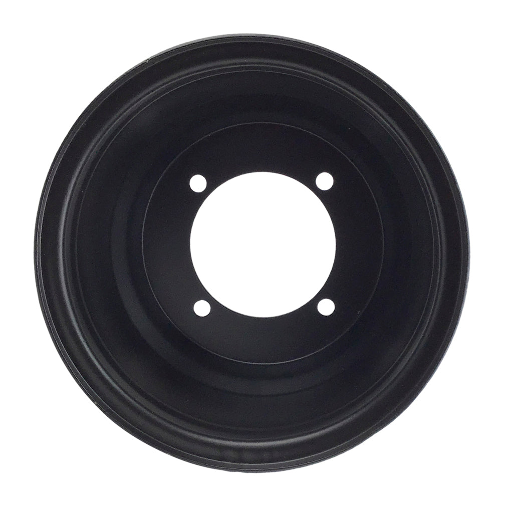 Rim 8.0 x 5.25 Inch - 4/110 - BLACK - Steel - Hammerhead, TrailMaster Go-Kart - VMC Chinese Parts