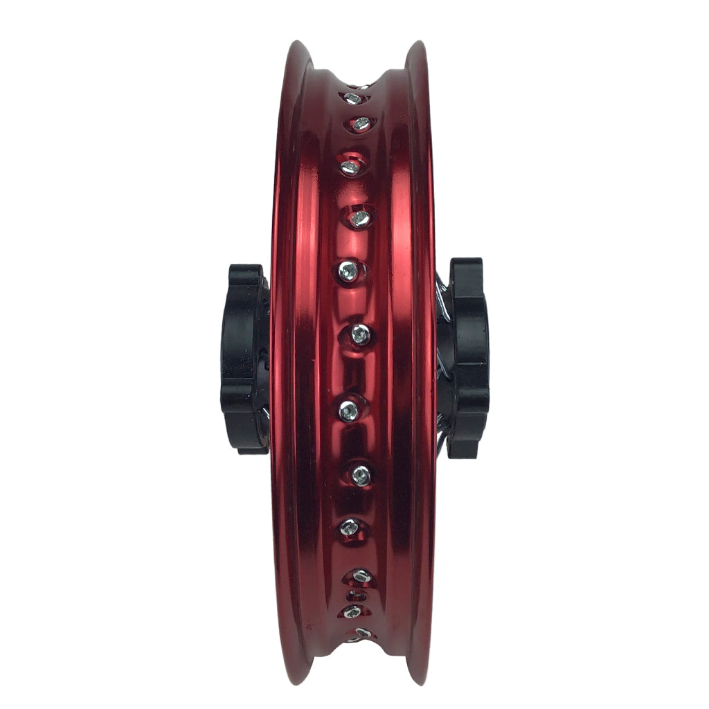 Rim Wheel - Rear - 12.0 x 1.85 Inch - 12mm ID - 32 Spokes - Dirt Bike - RED - VMC Chinese Parts