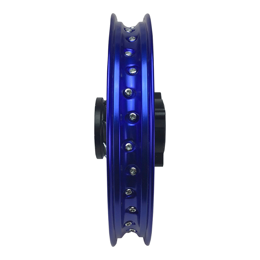 Rim Wheel - Front - 12.0 x 1.4 Inch - 15mm ID - 32 Spokes - Dirt Bike - BLUE - VMC Chinese Parts