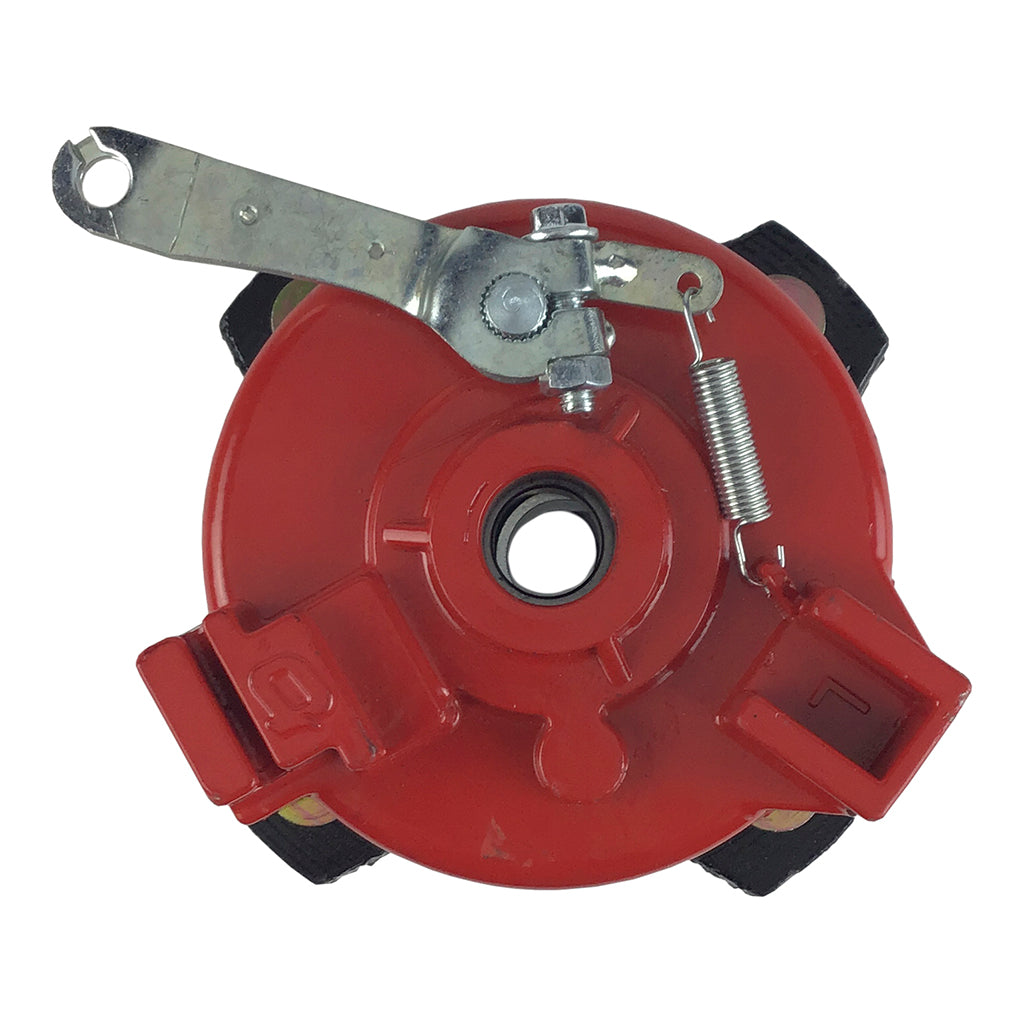 Brake Assy - LEFT FRONT - Backing Plate and Hub - Coolster 3150CXC, 3150DX4, 3175S - VMC Chinese Parts