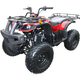 ATV Body Fender Kit - 2 Piece - Black Spider - Coolster 3150, Tao Tao Bull, Rhino - VMC Chinese Parts