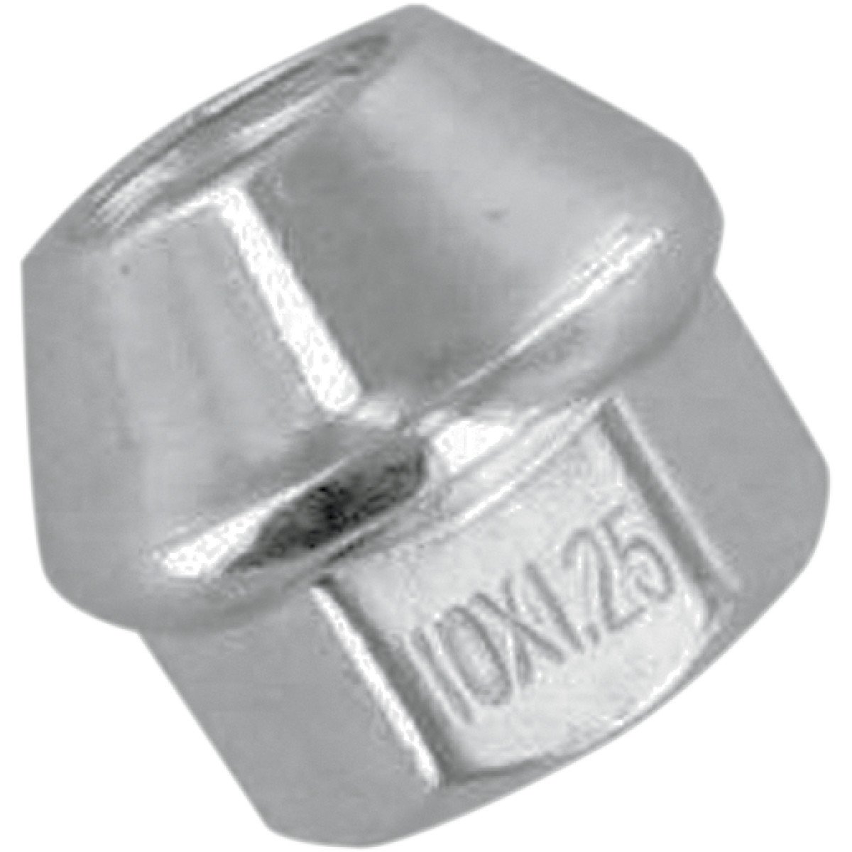 Chrome Lug Wheel Nut - 10MM - 60 Degree - Honda/Yamaha - (DLUG11) ITP - VMC Chinese Parts