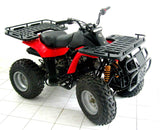 ATV Body Fender Kit - 2 Piece - Red - Kazuma Dingo Lacoste Panda - VMC Chinese Parts