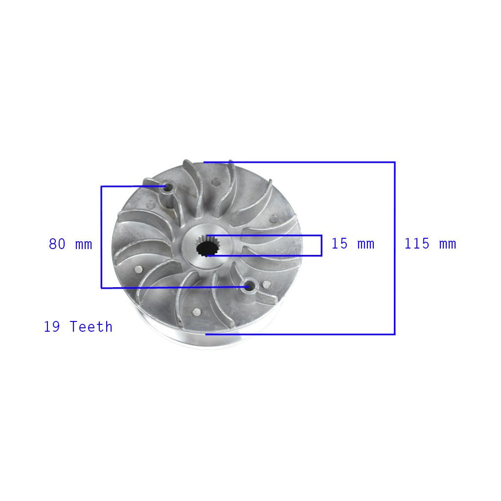 Variator Clutch Assembly - GY6 125cc 150cc - VMC Chinese Parts