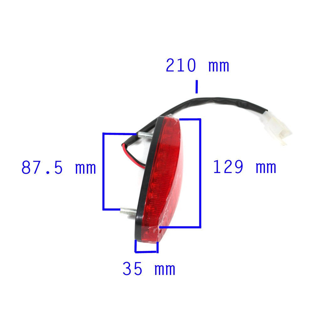 Tail Light - ATV - Tao Tao ATA110B, Boulder B1, GK110 Go-Kart - LED - VMC Chinese Parts