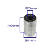 Bushing - 12.5 x 24 x 40 - Encased Rubber Bushing - VMC Chinese Parts