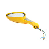 Scooter Rear View Mirror Set with Turn Signals - Dark Yellow - VMC Chinese Parts