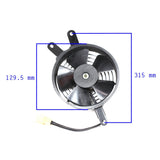 Radiator Cooling Fan for Water Cooled 250cc Engine - Version 1 - VMC Chinese Parts