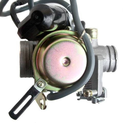 Carburetor - PD24J - Electric Choke - 24mm with Rubber Drain Line - GY6 150cc - Version 6 - VMC Chinese Parts