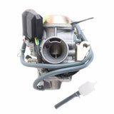 Carburetor - PD24J - Electric Choke - 24mm with Rubber Drain Line - GY6 150cc - Version 6 - VMC Chinese Parts