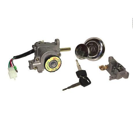 Ignition Key Switch - 4 Wire - GY6 50cc 125cc 150cc 250cc Scooters - Version 45 - VMC Chinese Parts