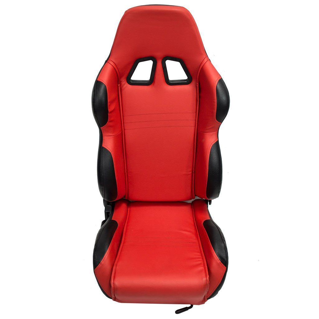 Seat for Go-Kart or Buggy RED BLACK - Version 5